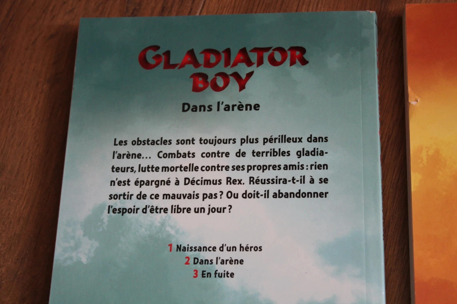 Lot 2 Livros Gladiator Boy - David Grimstone (Tomes 1 & 2) – photo 4